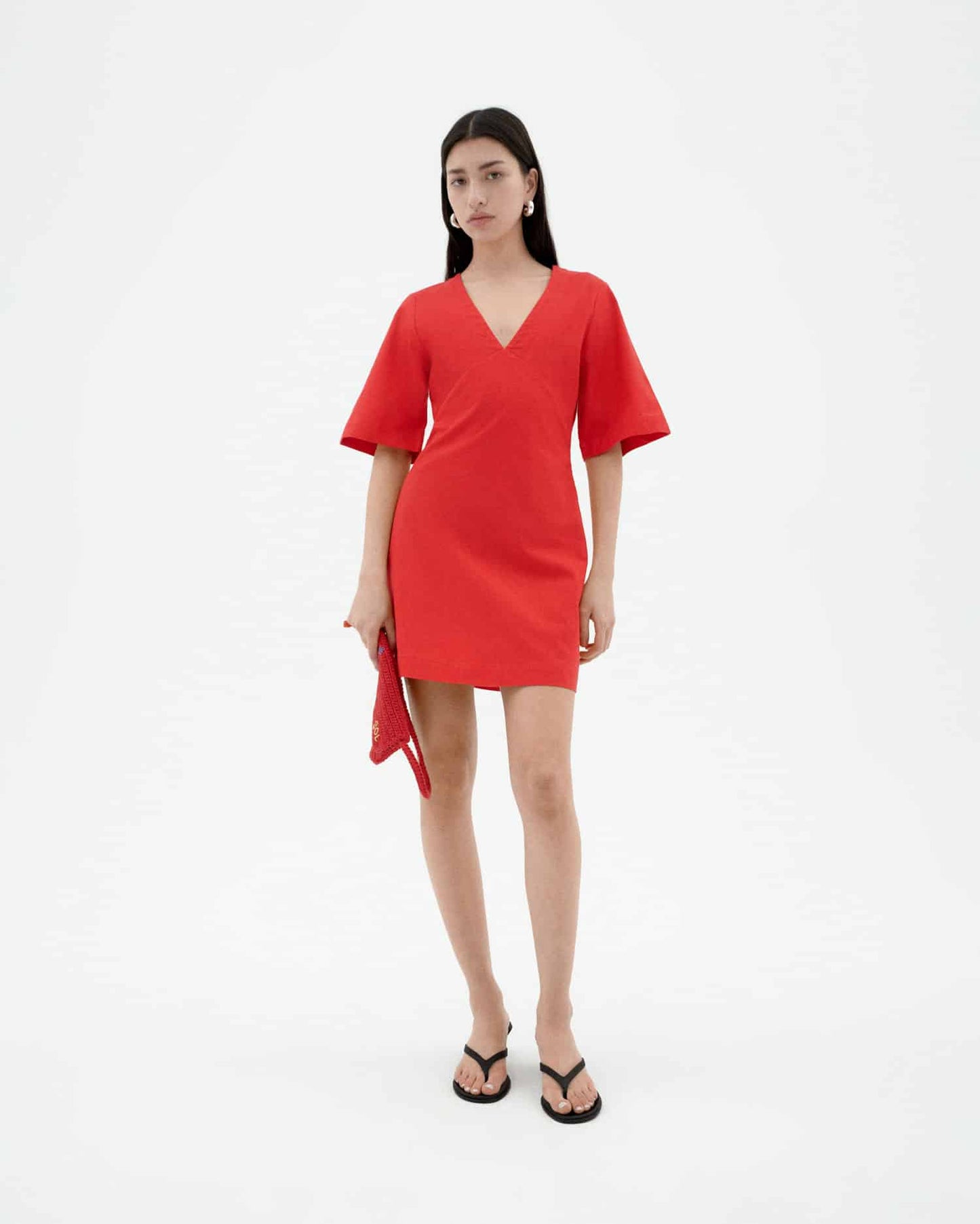 Fiery Red Kim Dress