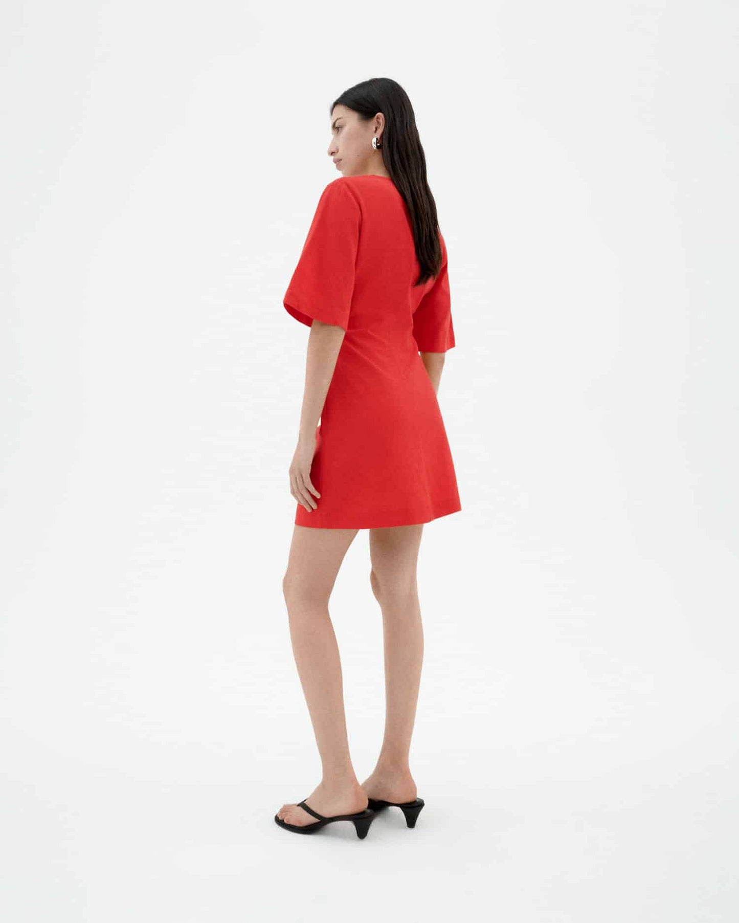 Fiery Red Kim Dress