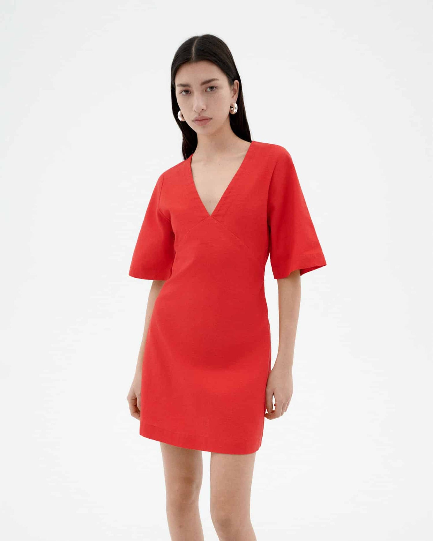 Fiery Red Kim Dress
