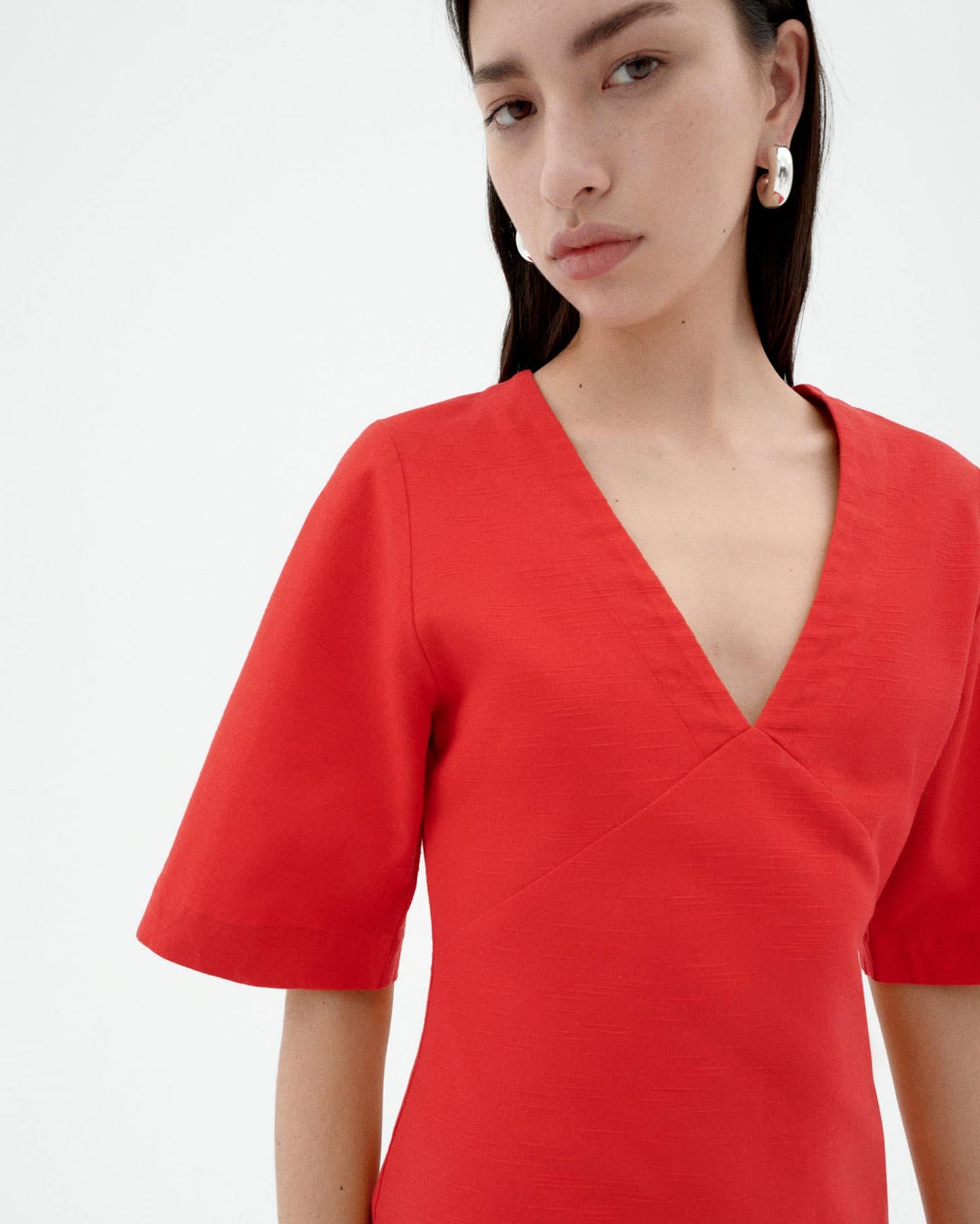 Fiery Red Kim Dress