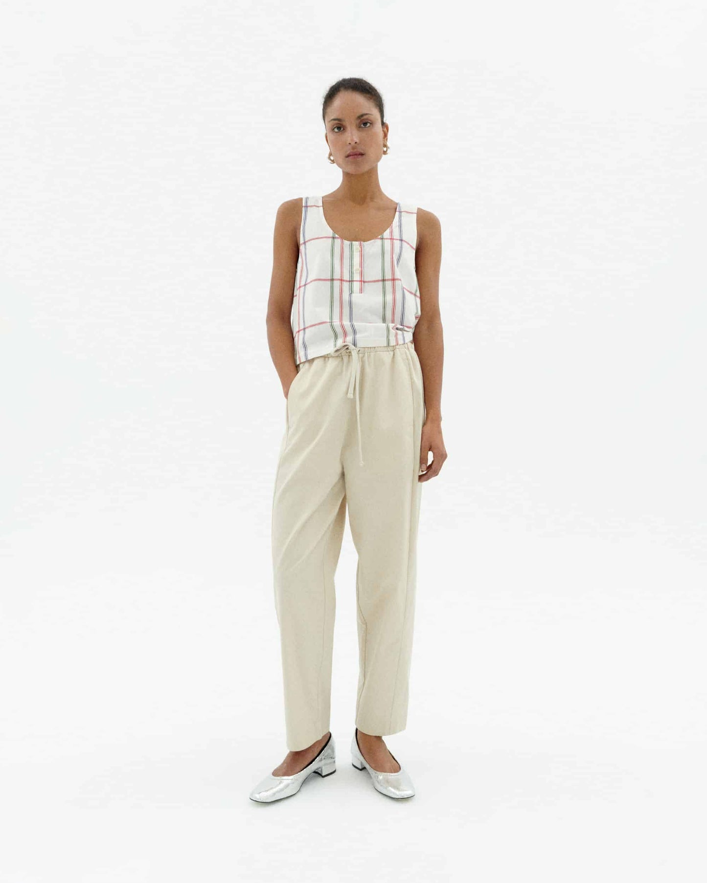Cambric Stripes Justine Top